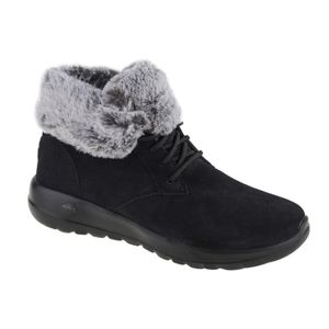 Skechers On The Go Joy-Plush Dreams 144042-BKGY, Winterschuhe, Damen, Schwarz, Größe: 38