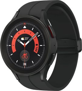 Samsung Galaxy Watch5 Pro 45mm Titan - Bluetooth Wear OS Outdoor Fitness Tracker, Schwarz