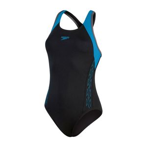 SPEEDO Hyperboom Spl Fybk Af Black/Blue Badeanzug Damen schwarz 38