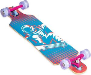 longboard Kompakt 83 x 22 cm blau/rosa