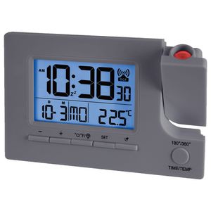 Funk-Projektionswecker Funkwecker USB 2 Alarme Temperaturanzeige Datum - 4-AH0921-3