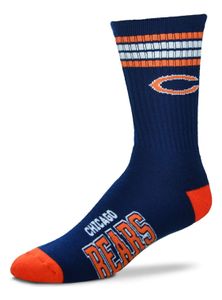 For Bare Feet - NFL Chicago Bears Graphic 4-Stripe Deuce Socken - Mehrfarbig : Mehrfarbig M Farbe: Mehrfarbig Größe: M
