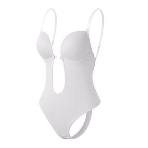 Dámske body s odhaleným chrbtom - SILKLINE White S