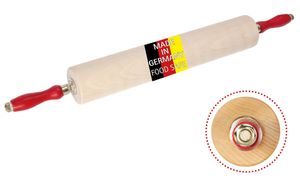 NXT Board Teigroller »Profi-Rollholz 45cm« Buchenholz , Eisenachse mit Kugellager