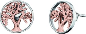 Engelsrufer Ohrstecker ERE-LILTREE-BICOR Lebensbaum Silber rosé
