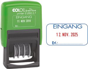 COLOP Datumstempel "Green Line" Printer S260/L1 "EINGANG"