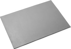 DURABLE Schreibunterlage 650x450 mm Leder, 730510 grau