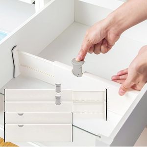 Schubladentrenner Verstellbar 4er-Set Schubladenteiler Organizers für Kleideraufbewahrung