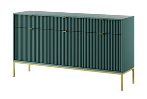 AX LIVING Sideboard mit Schubladen Eternas KSZ154 154 cm Modern Grün