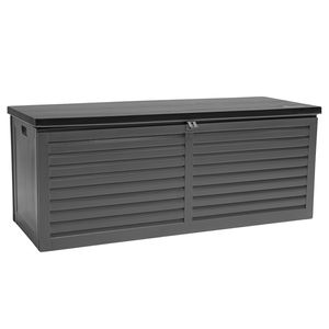 Gartenbox Kissenbox Auflagenbox - Larus 390 Liter - Dunkelgrau