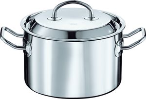 Rösle 91624 Kochtopf Multiply mit Deckel 24 cm silber Bräter