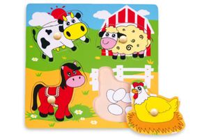 Viga 59562 Puzzle niespodzianka - farma