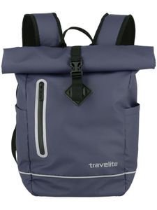 Travelite Basics roll-up plachtový batoh nepremokavý batoh pre kuriérov 96314, farba:Navy