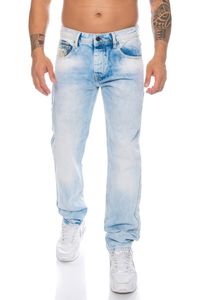 Cipo & Baxx Herren Regular Fit Jeans BJ319X0 Blau, W33/L32