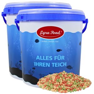 2 x 10 Liter Lyra Pond® Pond Colour Mix Light im Eimer