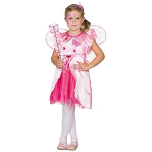 Kinder Kostüm Fee Lea Prinzessin Kleid Karneval Fasching Gr. 104