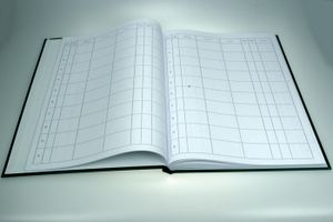 Posteingangsbuch - fester Einband - A4 / 100 Blatt