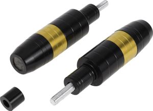 8mm Motorrad Slider Rahmen Aluminiumlegierung Rad Verkleidung Schutz Crash Pad Schutzbügel 21mm 117mm Goldton 2 Stück 8mm Motorrad Slider Rahmen Aluminiumlegierung Rad Verkleidung Schutz Crash Pad Schutzbügel 21mm 117mm Goldton 2 Stück