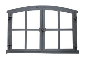 Stallfenster Fenster zum Öffnen Scheunenfenster grau 74cm wie Antik Eisenfenster