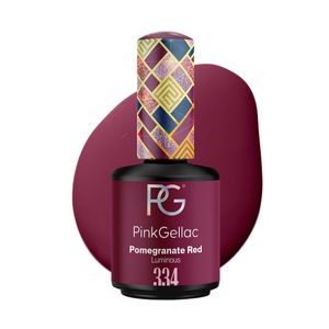 Pink Gellac - Shellac - Cremiges Finish - Pomegranate Red - 15 ml