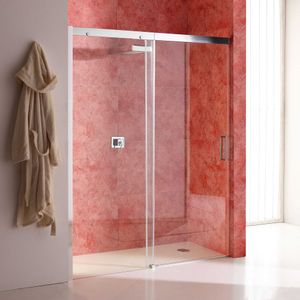 Duschtür für Nische 120 cm feste Tür links Klarglas | Dream