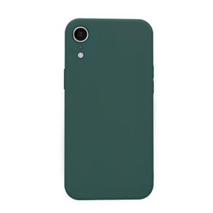 Hülle für iPhone XR Case Cover Bumper Silikon Softgrip Schutzhülle Farbe: Grün