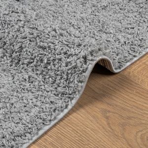 vidaXL Shaggy-Teppich PAMPLONA Hochflor Modern Grau 80x200 cm