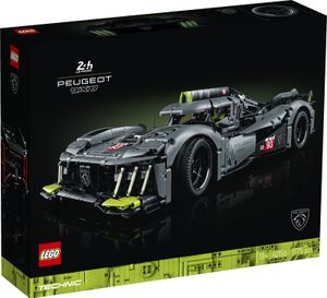 LEGO 42156 Technic PEUGEOT 9X8 24H Le Mans Hybrid Hypercar, legendärer Rennwagen, Modellauto-Bausatz für Erwachsene, Maßstab 1:10, Motorsport-Auto Sammlerstück für Fortgeschrittene