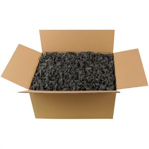 Verpackungschips Schwarz - 70 Liter / Füllmaterial und Packpolster optimal für Paketversand