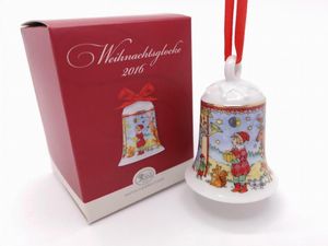 Porzellanglocke Weihnachtsglocke 2016 - Hutschenreuther - in