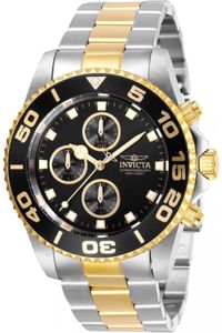 Invicta Connection 28691 - Pánské Náramkové Hondiky - Quartzové - Nerezová ocel s černým ciferníkem - 43mm