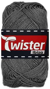 50 Gramm Twister Ibiza aus 100 % Baumwolle 98 Grau