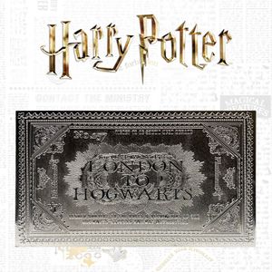 FaNaTtik Harry Potter Replik Hogwarts Train Ticket Limited Edition (versilbert) FNTK-THG-HP25
