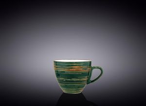 Filiżanka do espresso Wilmax, 110 ml, zielona, porcelana, WL-669534/A