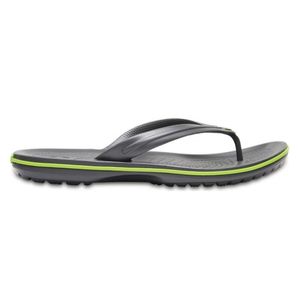 Crocs Crocband Flip Damen, Herren Flip Flops graphite, weiche Laufsohle, schnell trocknend