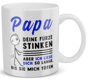 22Feels Papa Geschenk Vatertag Vater Tasse Geburtstag Kaffeetasse Männer Weihnachten Herrentag Geschenkidee