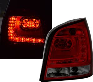 Eagle Eyes LED Rückleuchten Set in Rot Smoke für VW Polo 9N, Bj. 4/2005-2009