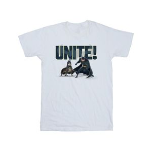 DC Comics - "DC Comics DC League Of Super-Pets Unite Pair" T-Shirt für Jungen BI16639 (128) (Weiß)