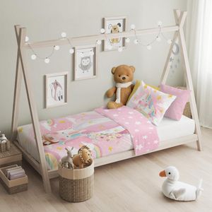 Baby und Kinder Bettwäsche 100x135cm Edition "Einhorn"