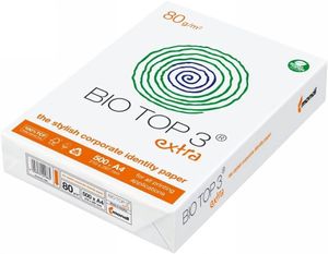 BioTop 3 Extra Kopierpapier 80g TCF von Mondi DIN A4 - 2500 Blatt BioTop 3 Extra Kopierpapier 80g TCF von Mondi DIN A4 - 2500 Blatt