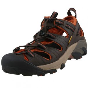 Keen Pánske trekingové sandále Brown/Orange, veľkosť topánok:EUR 43