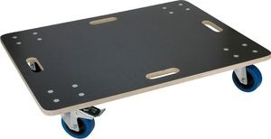 ECD Nemecko Prepravný vozík PP kolesá Odvaľovacia doska s 2x parkovacou brzdou, 60x80 cm, do 800 kg sieťotlačovej dosky, na prepravu sťahovacieho nábytku