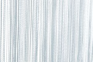 Fadenvorhang Weiß Stangendurchzug 300x250 cm Vorhang Fadengardine Unifarben Gardine
