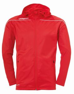 uhlsport Stream 22 Track Hood Jacke rot/weiß L