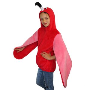 Flamingo Kostüm Hoodie für Kinder, Größe:104