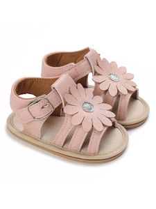 Kleinkinder Komfort Sandalen Wandern Magic Tape Baby Flats Krippe Schuhe Rosa,Größe:22
