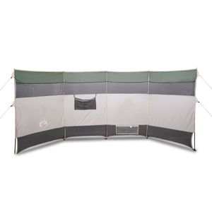 vidaXL Camping-Windschutz Grün 366x152x152 cm Wasserdicht