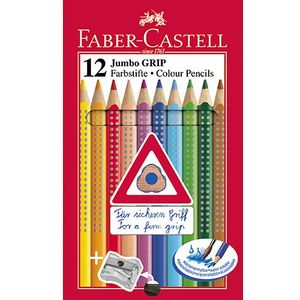 Kredki jumbo Grip 12 kolorów FABER CASTELL