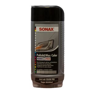 Sonax Polish und Wax Color NanoPro Politur silber und grau 500ml
