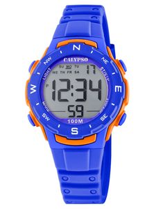 Calypso Kinder Uhr K5801/3 blau, orange digital